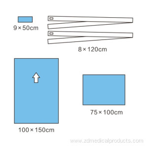 Latex Free New Structure Dental set Surgical Drapes